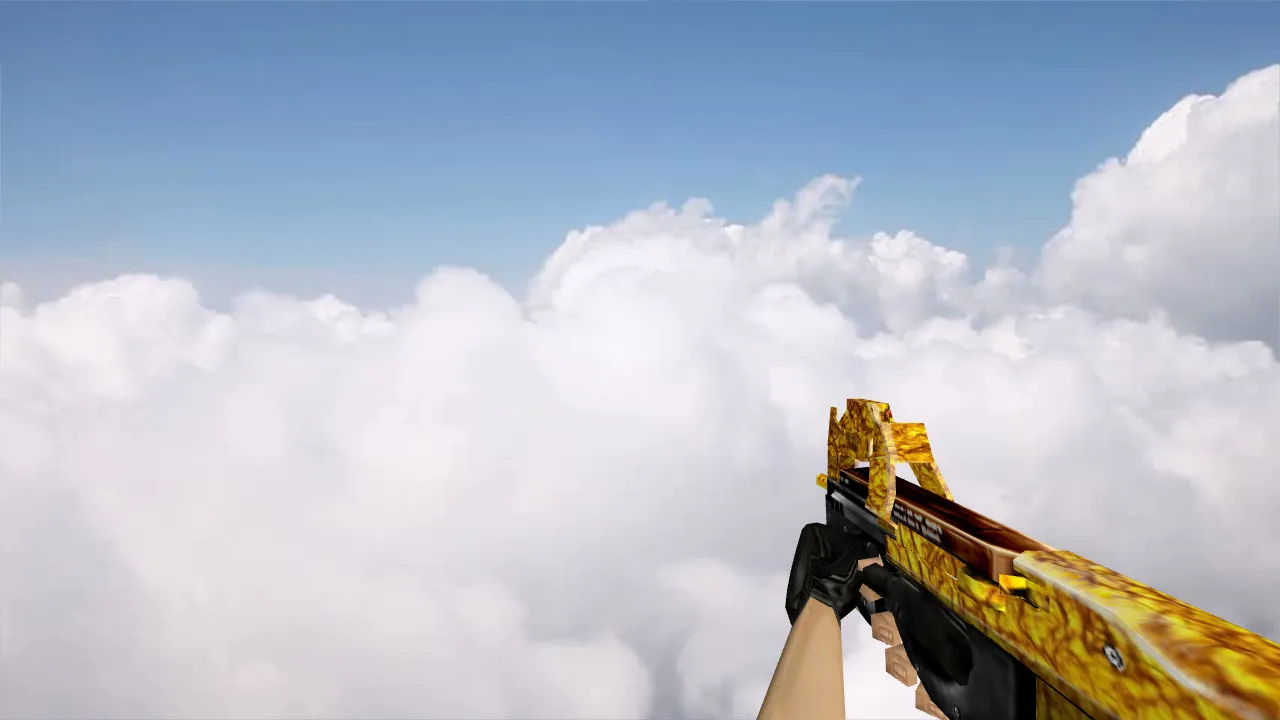 Скачать Модель «Default P90 Golden» для CS 1.6: Уникальный скин для вашего арсенала - Скриншот