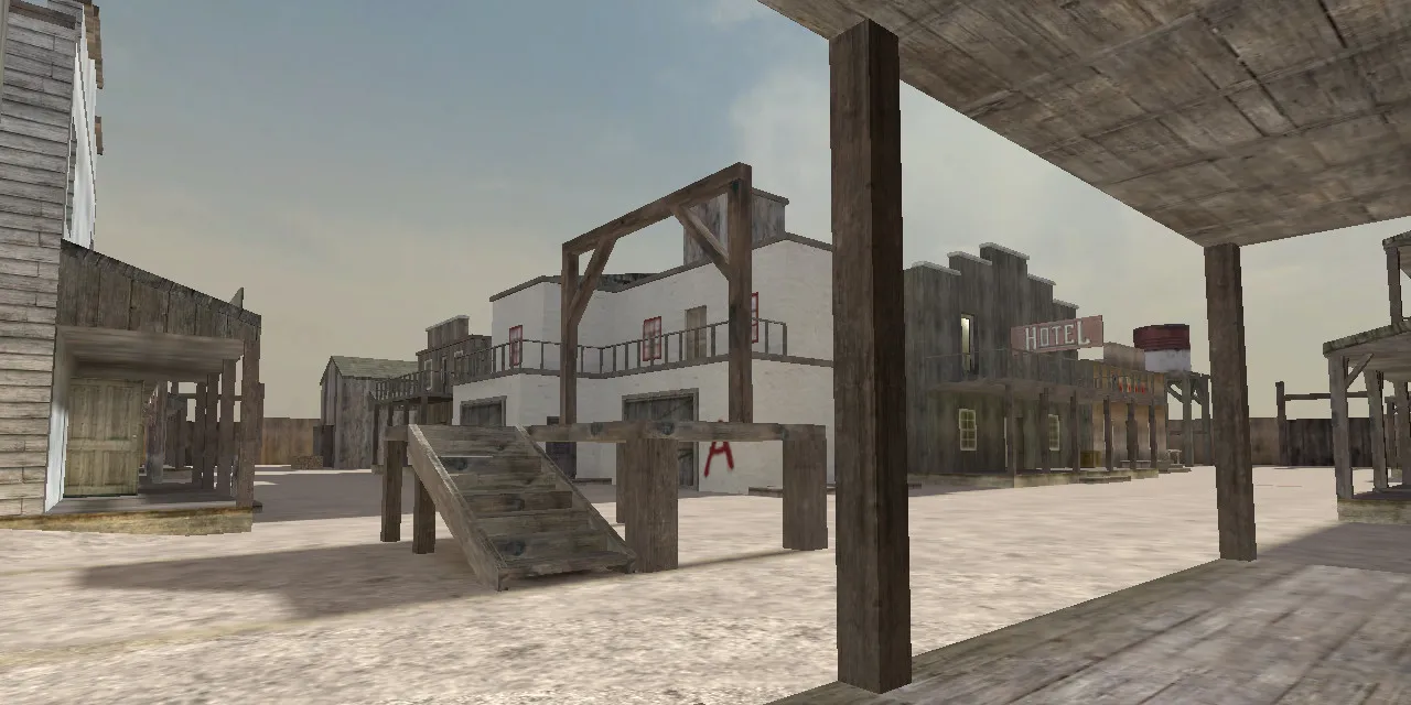 Скачать Карта de_westwood_hd для CS 1.6: Тактика и особенности - Скриншот