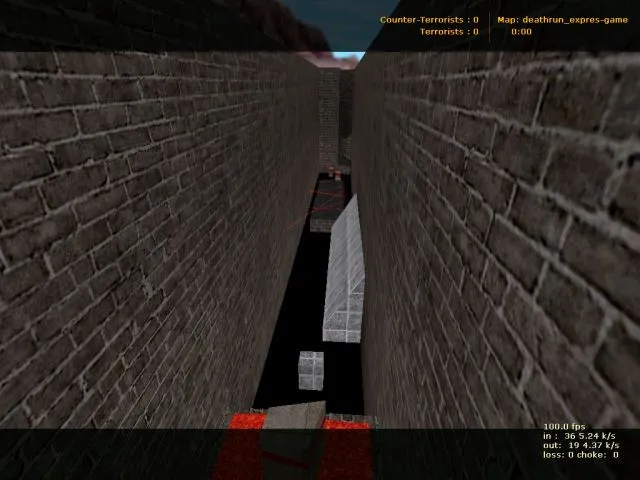 Скачать deathrun_expres-game для CS 1.6: карта deathrun, точки, маршруты и настройка сервера - Скриншот