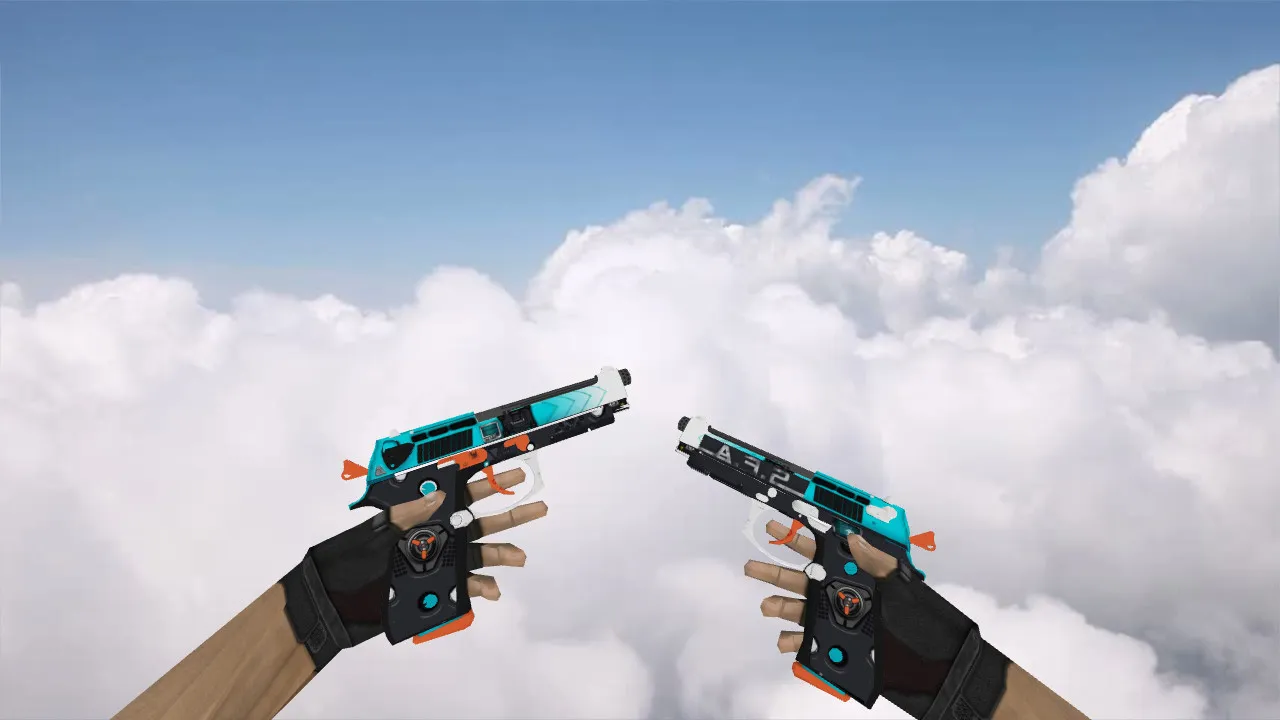 Модель Dual Berettas Trigger Happy для CS 1.6 — скриншот 1