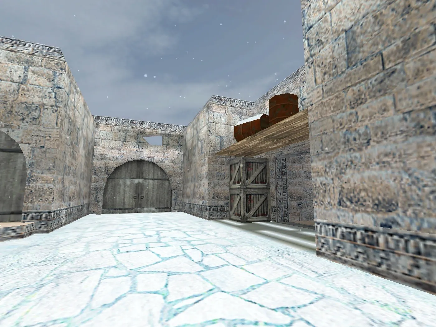 Карта de_seno_christmas для CS 1.6 – Тактический анализ и особенности — скриншот 6