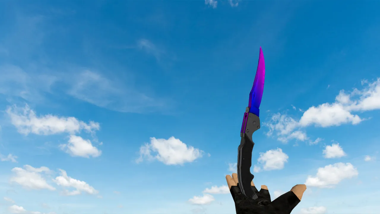 Скачать Модель «Falchion Redux» v_knife_p модель ножа для CS 1.6: звуки, анимация осмотра, текстуры - Скриншот