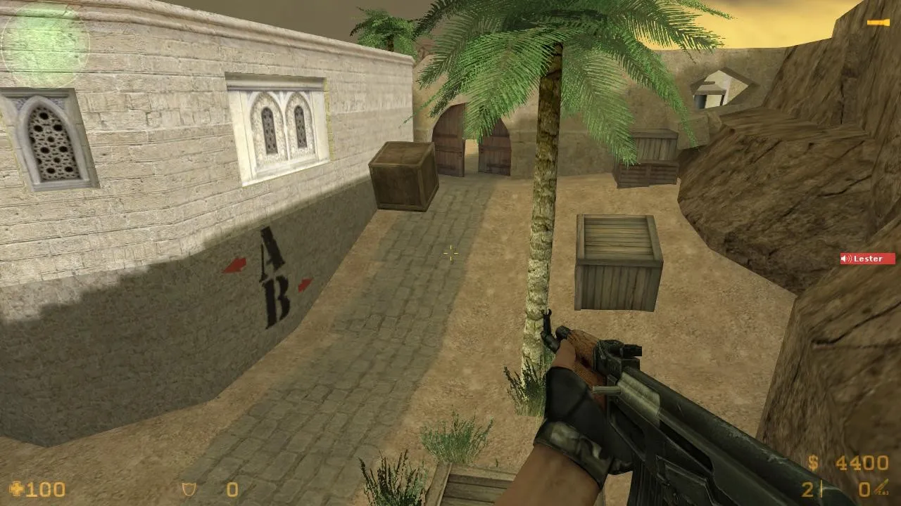 Скачать de_dust2_2015 карта для CS 1.6: точки, маршруты, баланс сторон и .nav для ботов - Скриншот