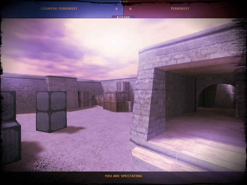Скачать de_dust2on2 для CS 1.6: баланс сторон, точки на A/B и боты с .nav - Скриншот