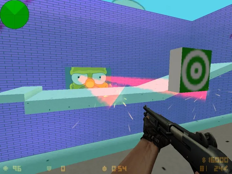 Скачать deathrun_simpsons_world для CS 1.6: карта Deathrun, точки, боты, оптимизация и настройка - Скриншот