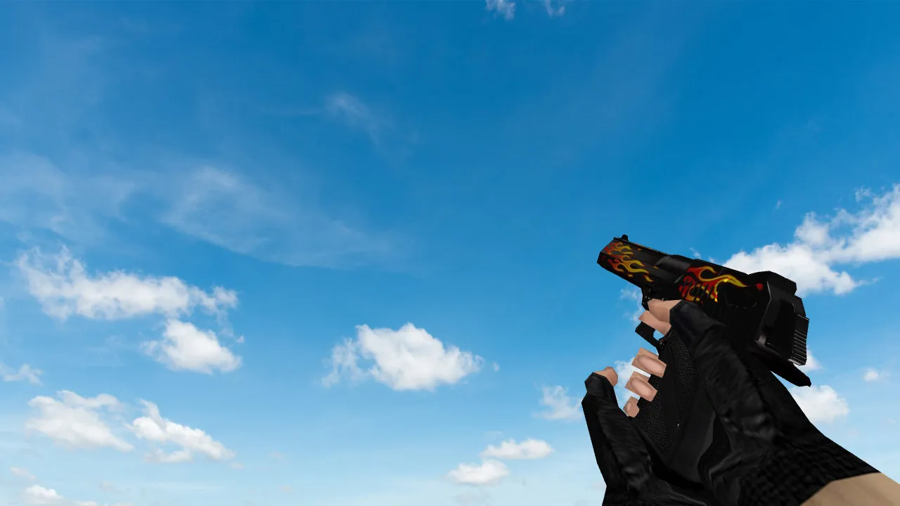 Скачать Модель «Deagle Flames» для CS 1.6 - Качественные текстуры и анимация - Скриншот
