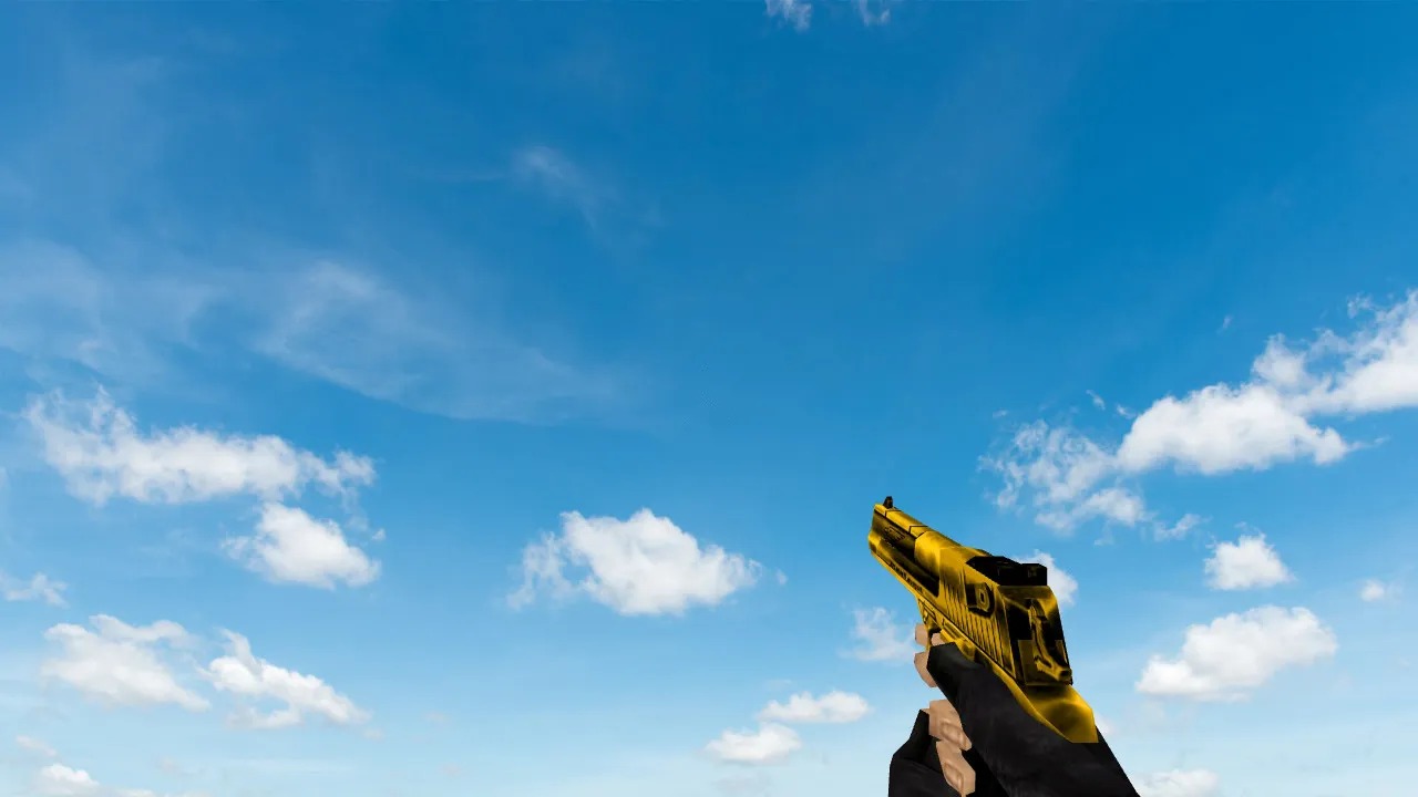 Скачать Модель Default Deagle Dark Gold для CS 1.6 - Классика в новом исполнении - Скриншот