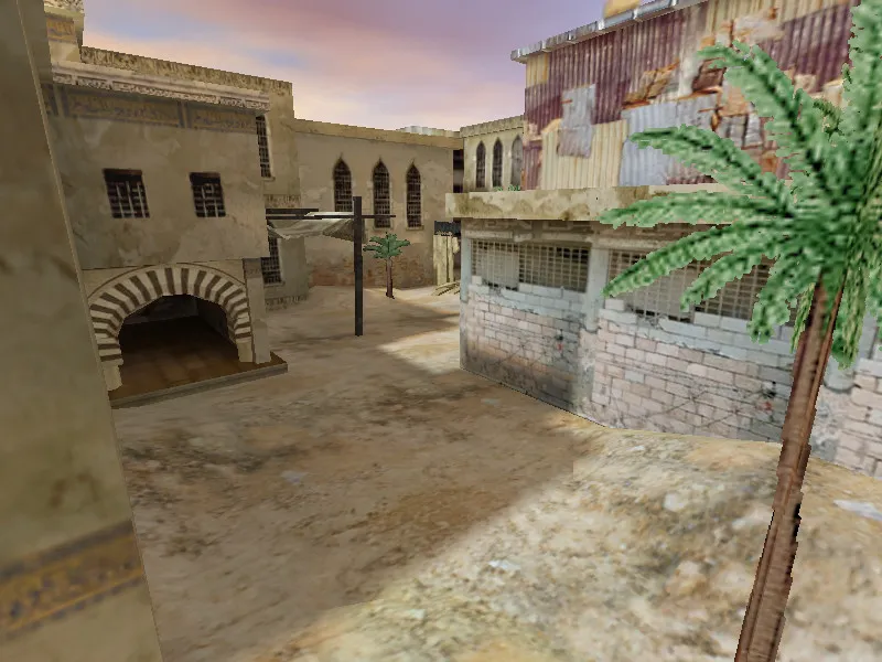 Скачать Карта de_menace для CS 1.6: Тактика и особенности - Скриншот