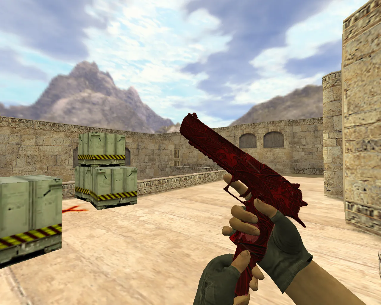 Скачать Модель «Deagle Буря в закате» для CS 1.6 - Скачай сейчас! - Скриншот