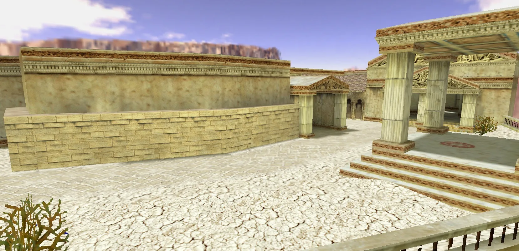 Карта de_troy для CS 1.6: Тактики и детали — скриншот 2