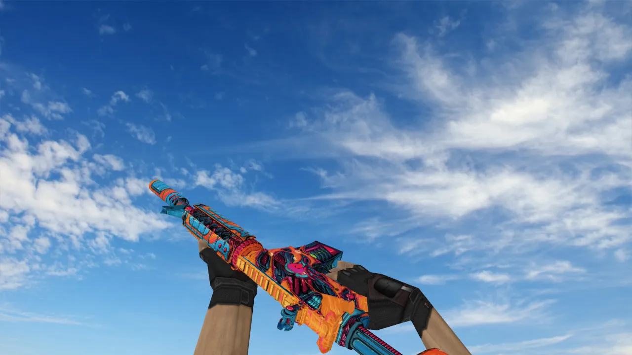 Скачать Модель «M4A4 Biowar» v_ / p_ / w_ для CS 1.6: звуки, анимация осмотра, текстуры и настройка - Скриншот