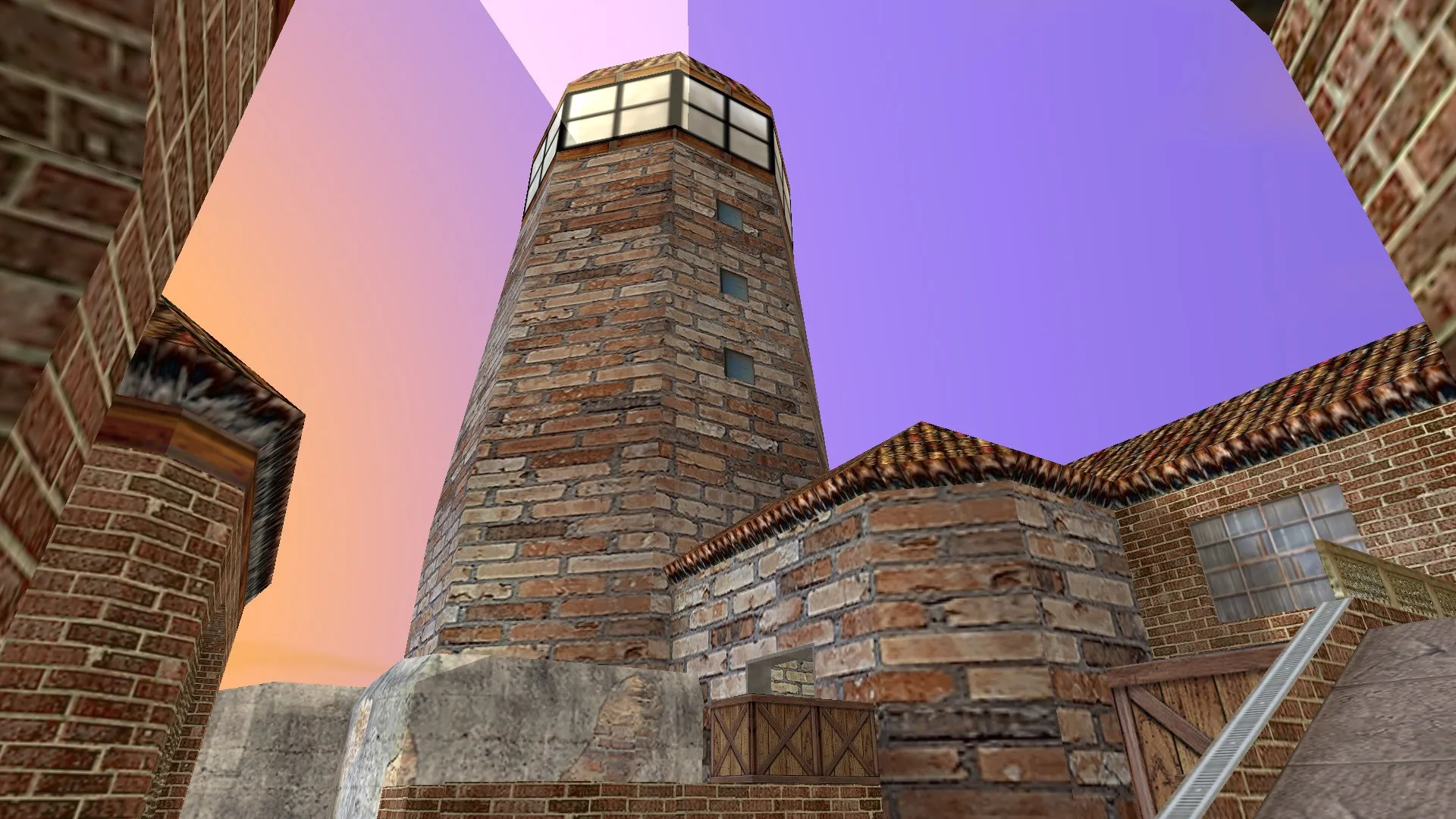 Скачать Карта de_suntower для CS 1.6: Тактика и особенности - Скриншот
