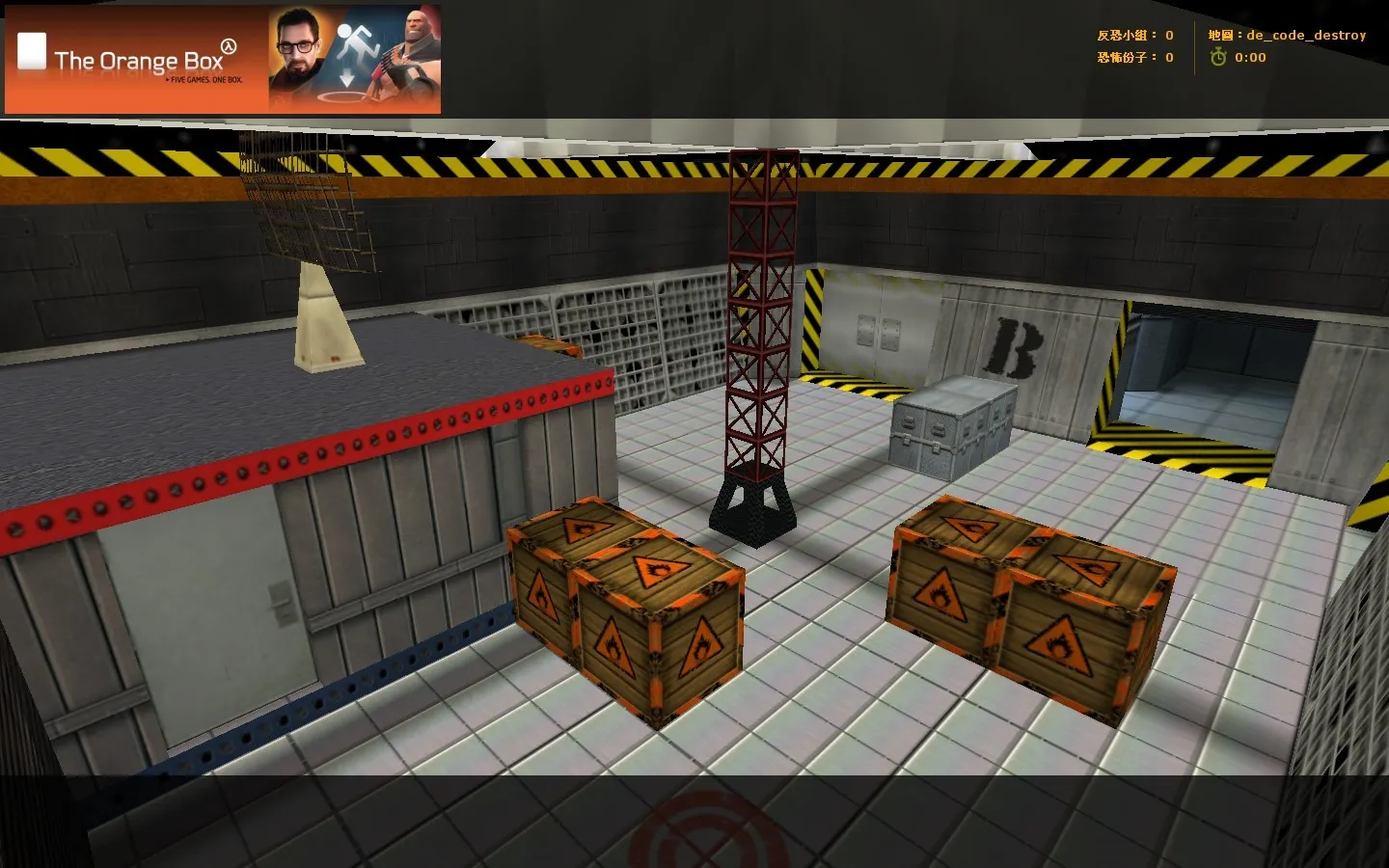 de_code_destroy — DE карта для CS 1.6: точки, тактика, оптимизация и .nav для ботов — скриншот 1