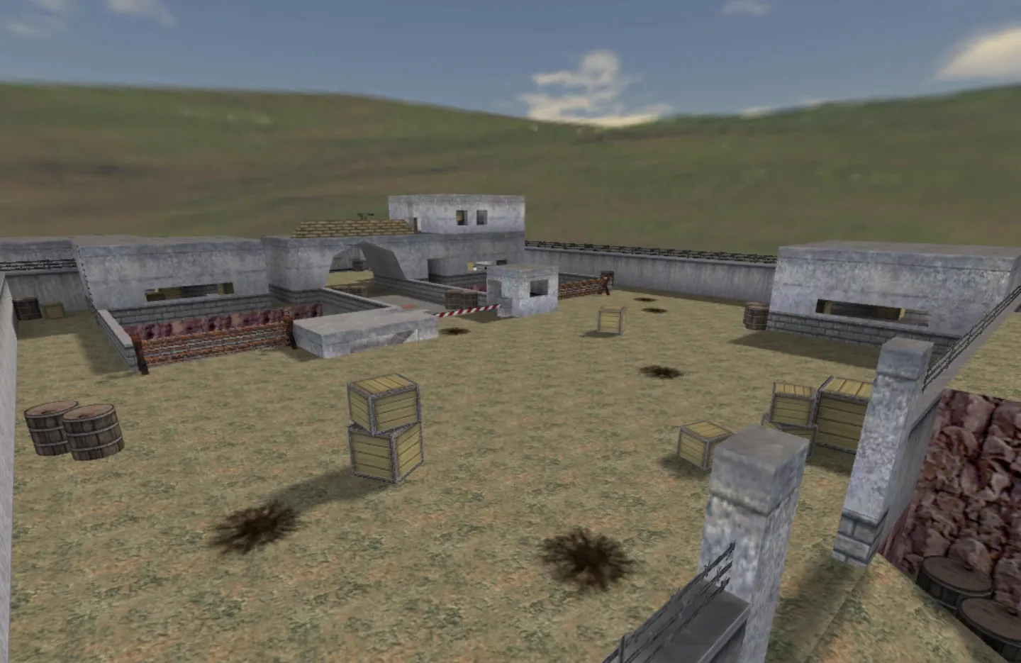 de_amca карта для CS 1.6: баланс сторон, тактика, точки, .nav и оптимизация wpoly/epoly — скриншот 13