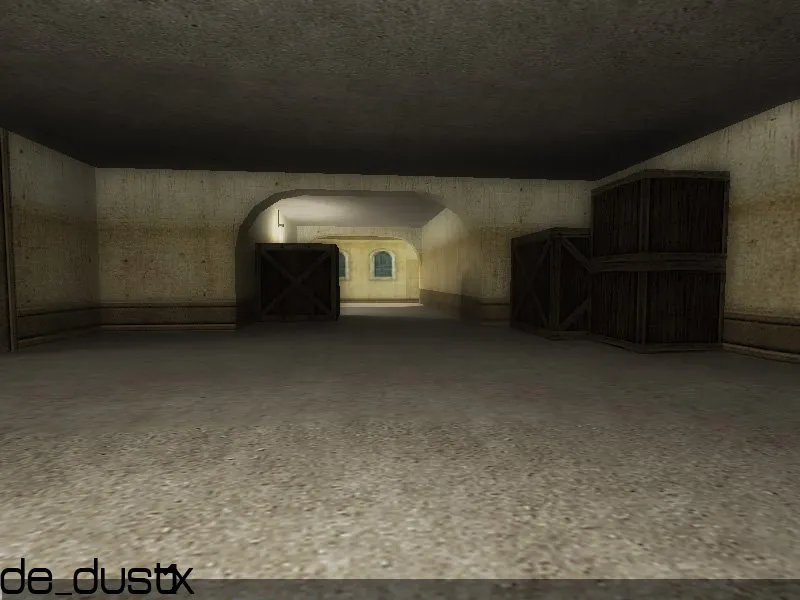 Скачать Карта de_dust1x для CS 1.6: точки, раунды, .nav и оптимизация wpoly/epoly - Скриншот