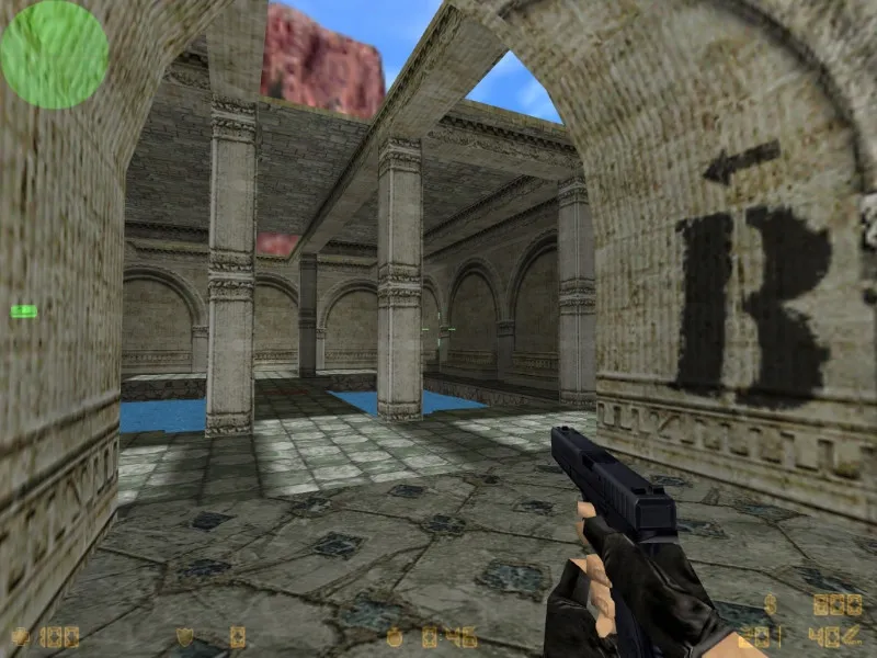 Карта de_abbaye_fcs для CS 1.6: планировка, точки, гайды за CT/T и оптимизация под сервер — скриншот 7