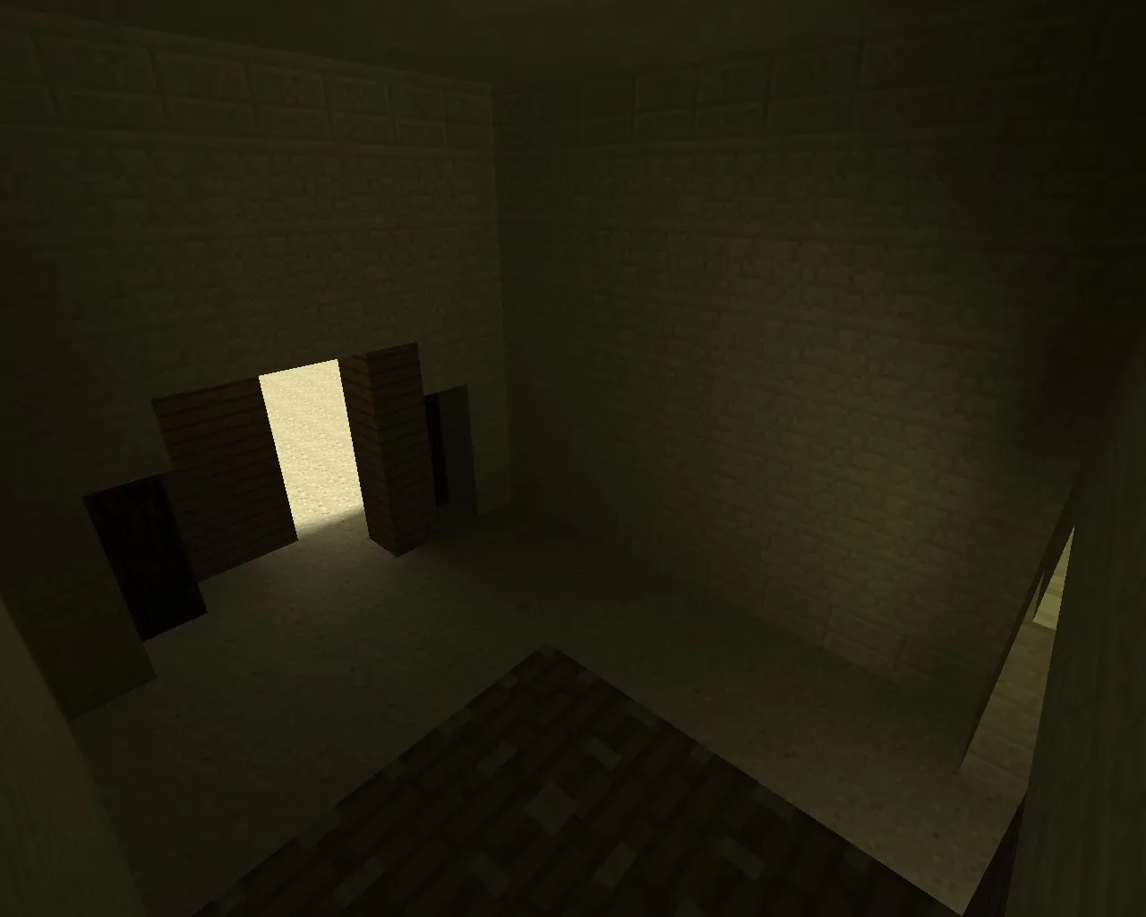 Скачать Карта de_dust2_minecraft для CS 1.6: классический Dust2, текстуры в стиле Minecraft, точки, боты, оптимизация - Скриншот