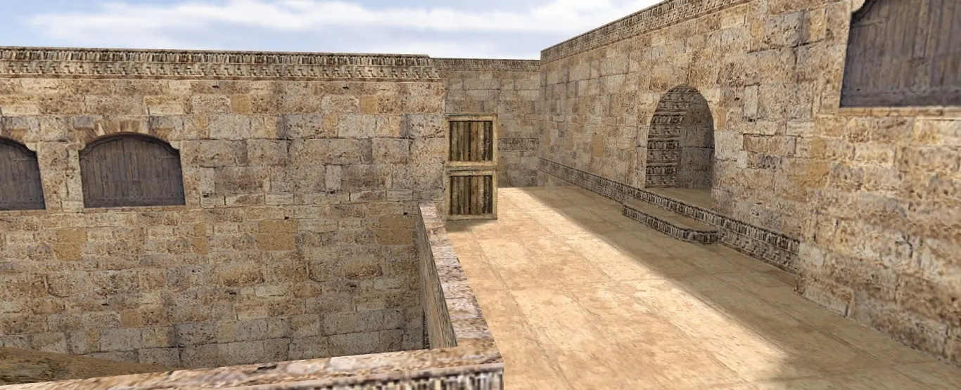 de_dust2_wrs карта для CS 1.6: баланс сторон, точки, .nav для ботов и оптимизация wpoly/epoly — скриншот 1