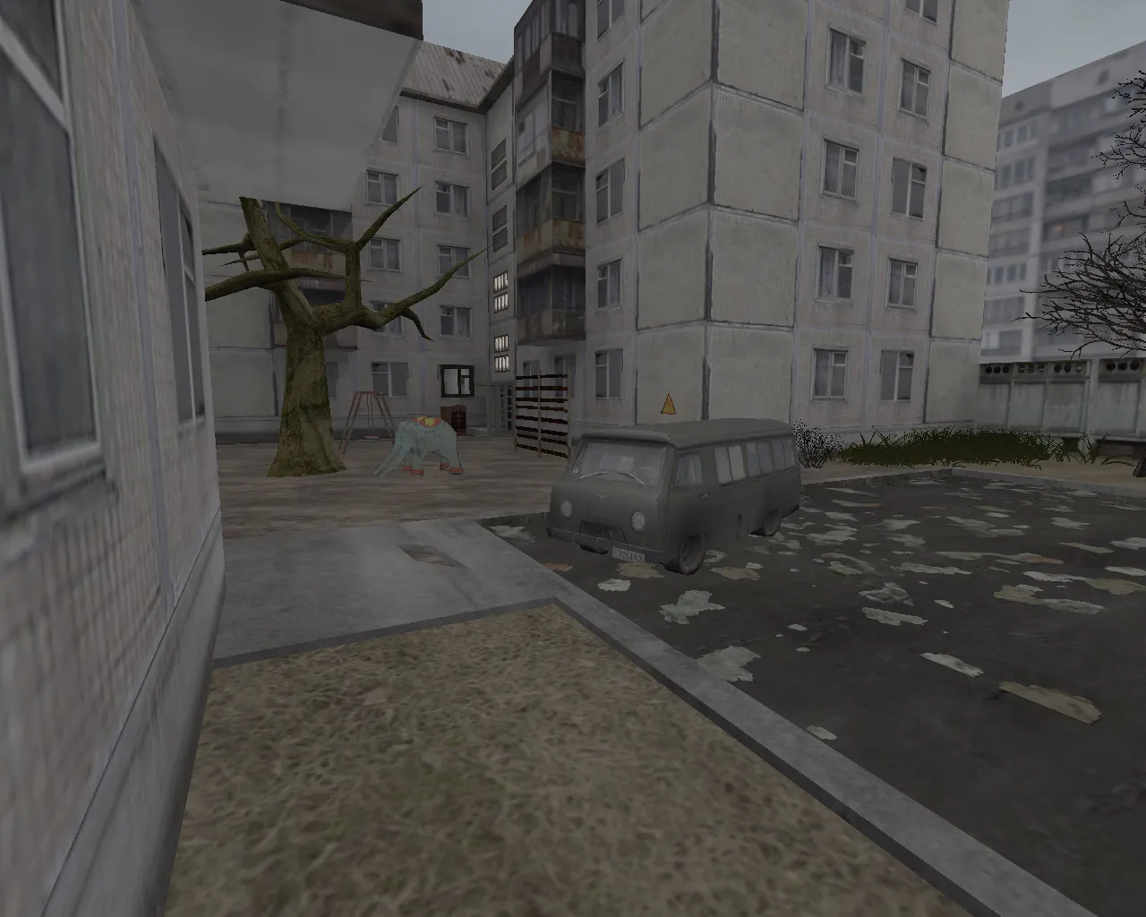 Скачать Карта de_chernobyl для CS 1.6: точки, маршруты, .nav для ботов и оптимизация wpoly/epoly - Скриншот