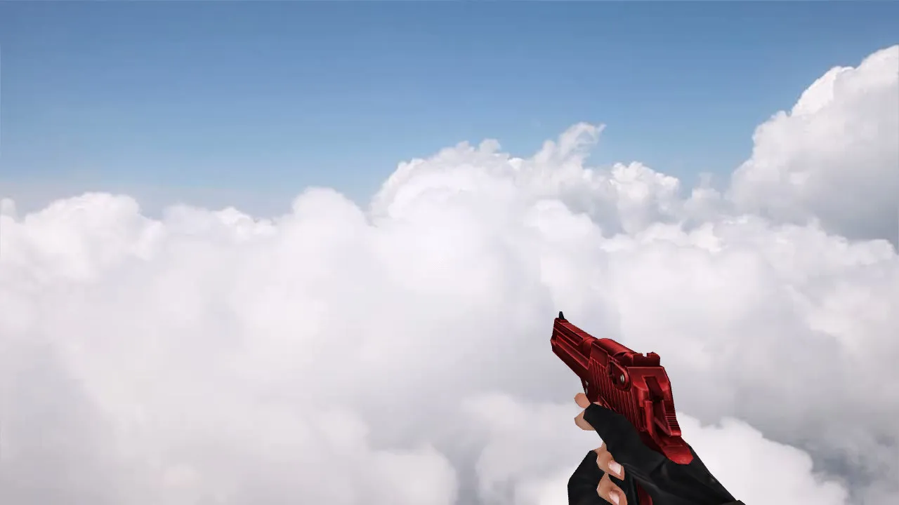 Скачать Модель «CSO Desert Eagle Red» для CS 1.6 - Качественная замена - Скриншот