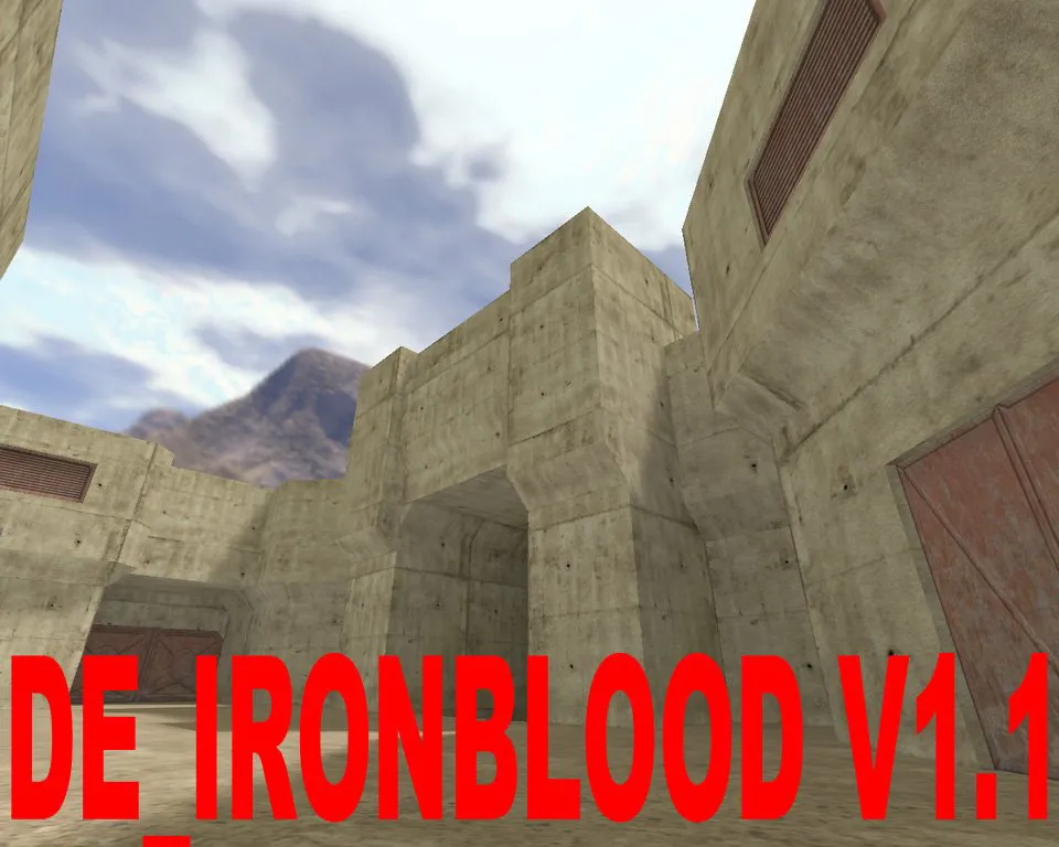 Скачать Карта de_ironblood для CS 1.6: подробный обзор и тактики - Скриншот