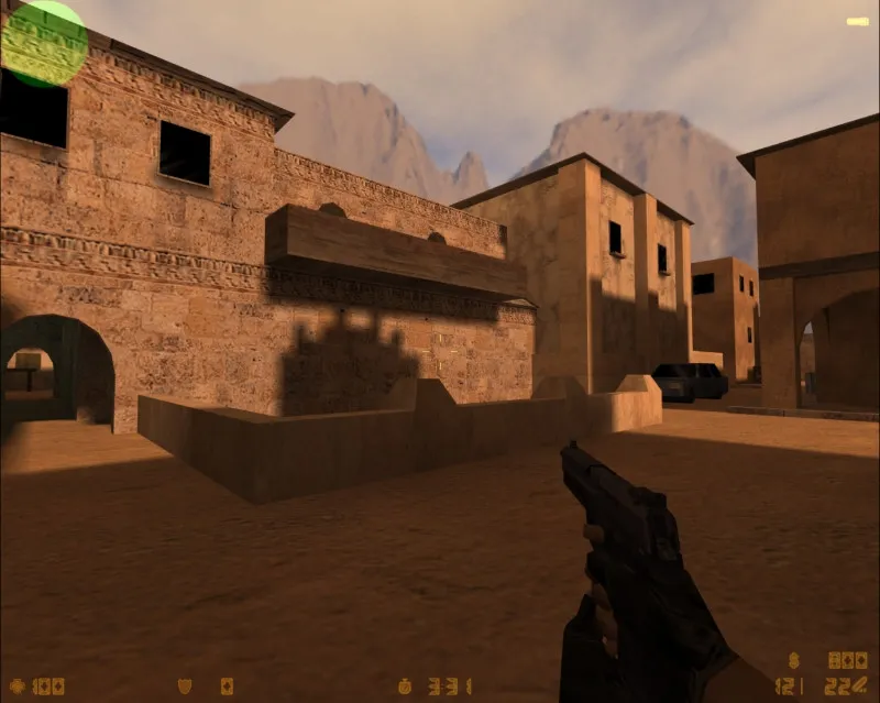 Скачать Карта de_morgenland для CS 1.6 - Тактическое сражение на востоке - Скриншот