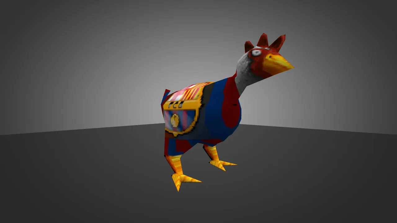 Скачать Модель «Barcelona Chicken» для CS 1.6 - Уникальное дополнение для вашего скина - Скриншот