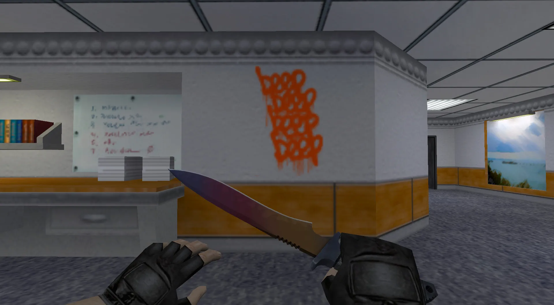 Скачать Граффити «БИП» для CS 1.6 - Уникальный стиль из CS:GO - Скриншот