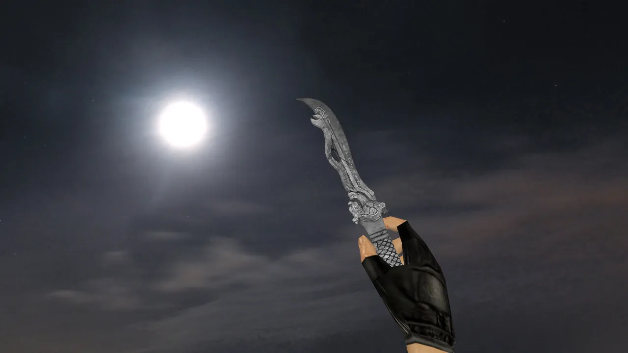 Модель ножа «Far Cry Knife» v_model для CS 1.6: p_ и w_ файлы, звук, анимация осмотра и текстуры — скриншот 2