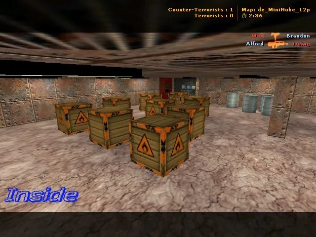 Скачать Карта de_mininuke_12p для CS 1.6 — детальный обзор и тактика - Скриншот