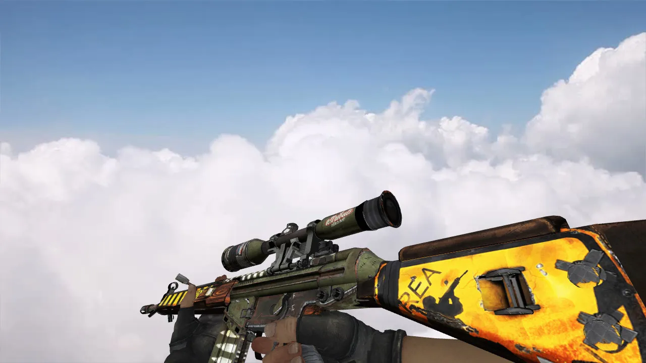 Скачать Модель G3SG1 Savage для CS 1.6 – Уникальный скин для оружия - Скриншот