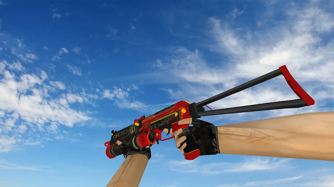 Скачать Модель «PP-19 Bizon Steam Engine» для CS 1.6 - Скриншот