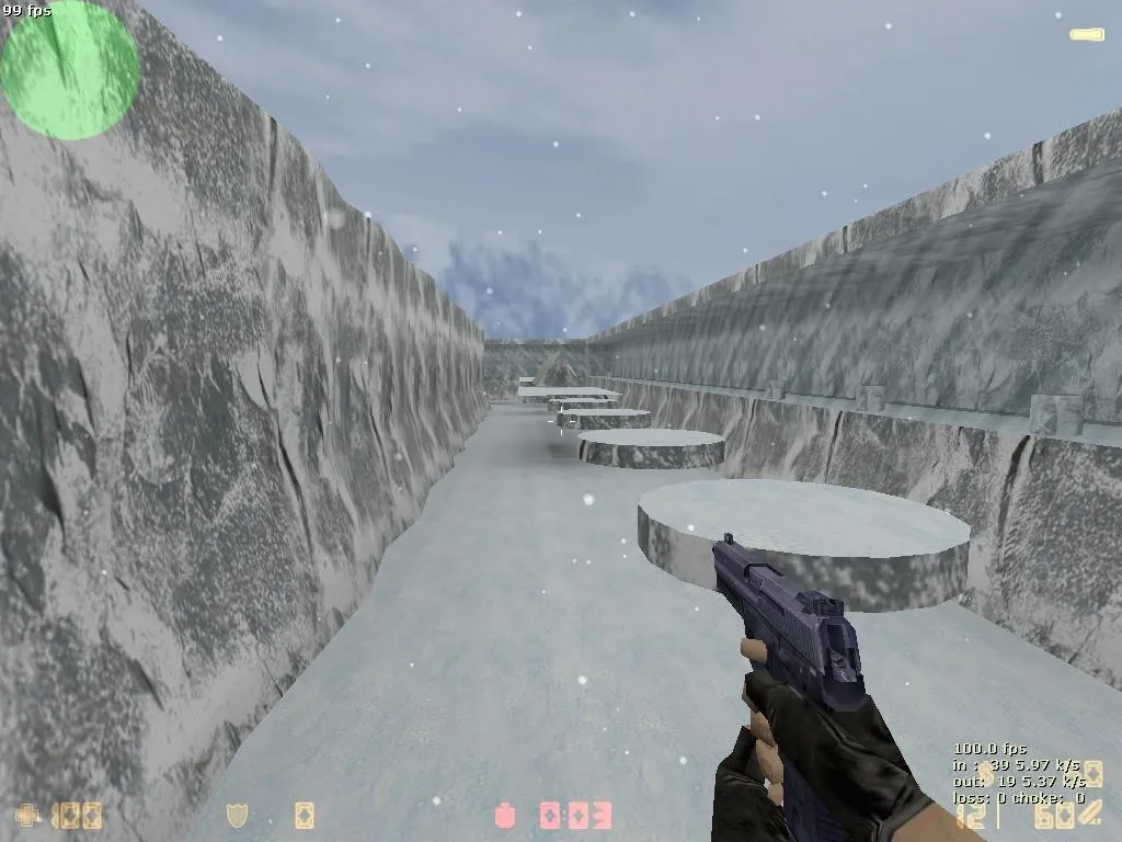 Скачать deathrun_gb_winter_final4 для CS 1.6: зимняя deathrun карта, баланс сторон, точки, .nav и оптимизация - Скриншот