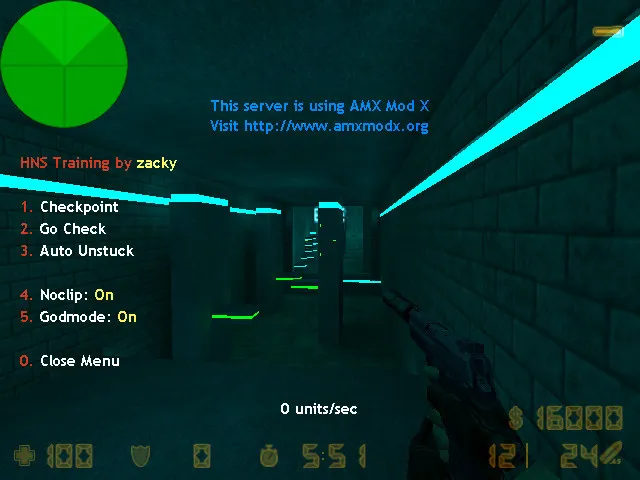 Скачать deathrun_blue_x — карта deathrun для CS 1.6: точки, раунды, .nav и оптимизация - Скриншот