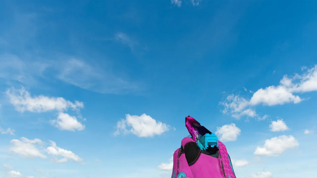Скачать Glock Splash Burn для CS 1.6: Качественная модель с уникальным дизайном - Скриншот