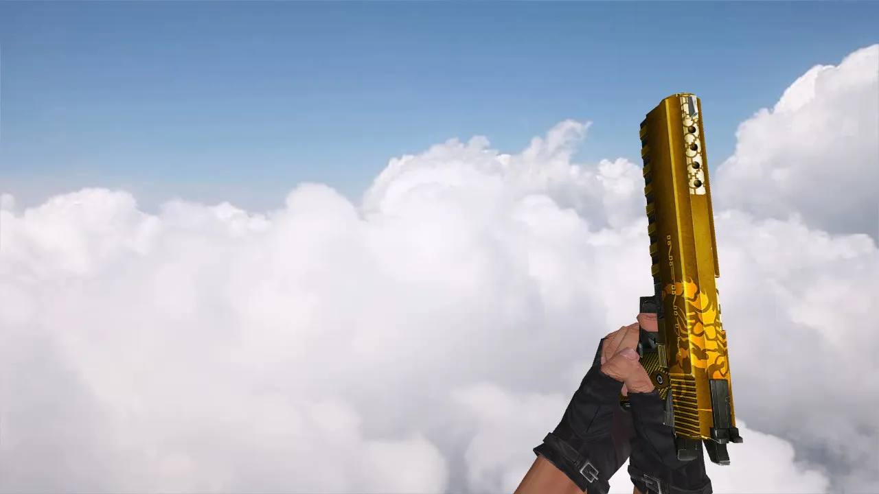 Скачать Модель Infinity Golden Scorpion для CS 1.6 – Качественная замена Five Seven - Скриншот