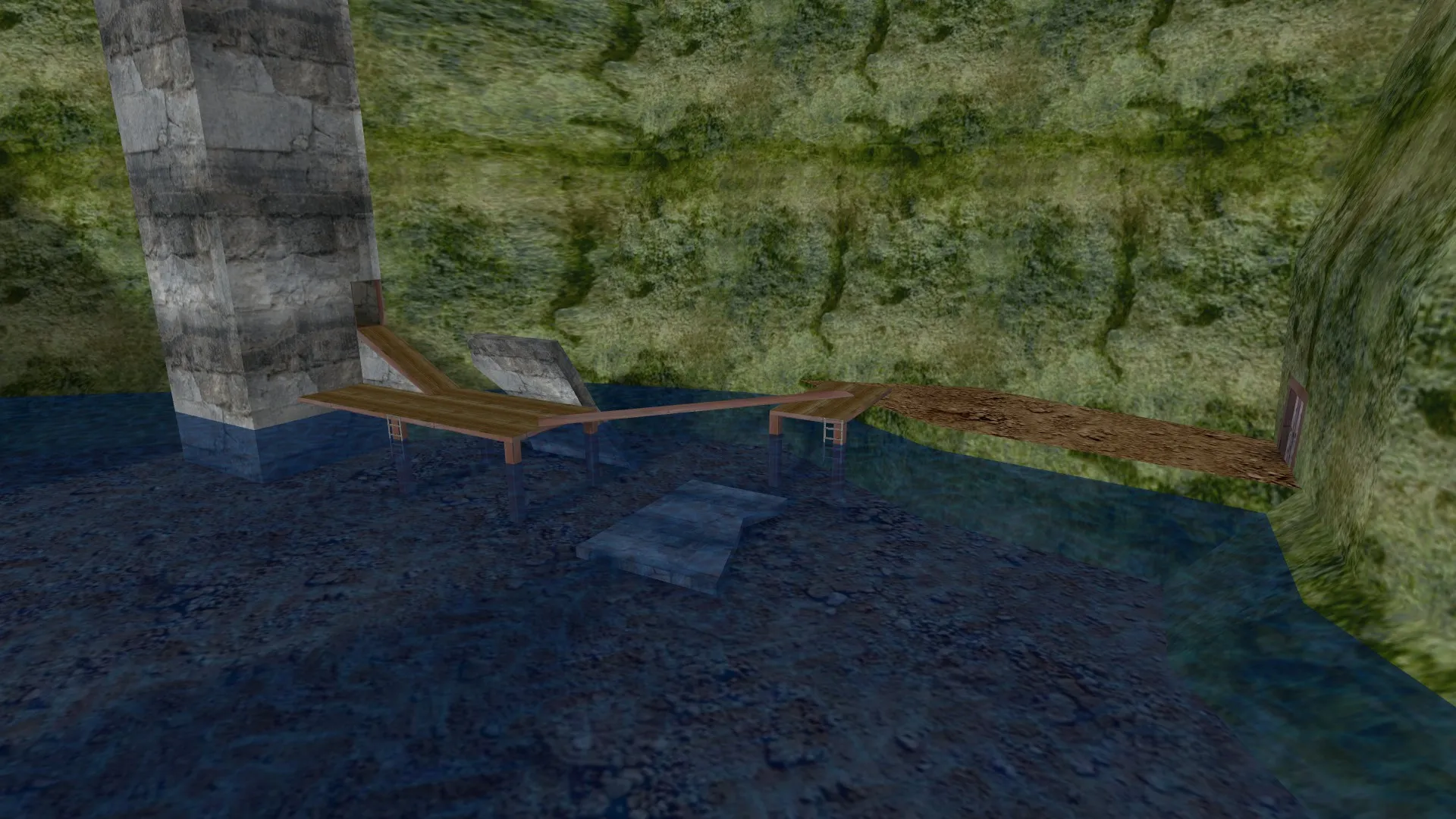 de_cliffcastle для CS 1.6: обзор карты, точки, прохождение, .nav и оптимизация — скриншот 15