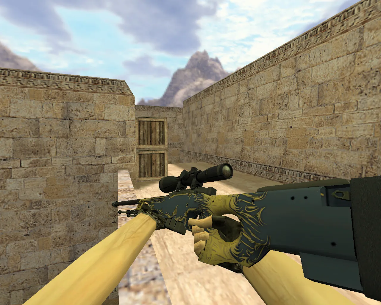 Скачать Модель «AWP Боец» для CS 1.6 – уникальная сборка для геймеров - Скриншот