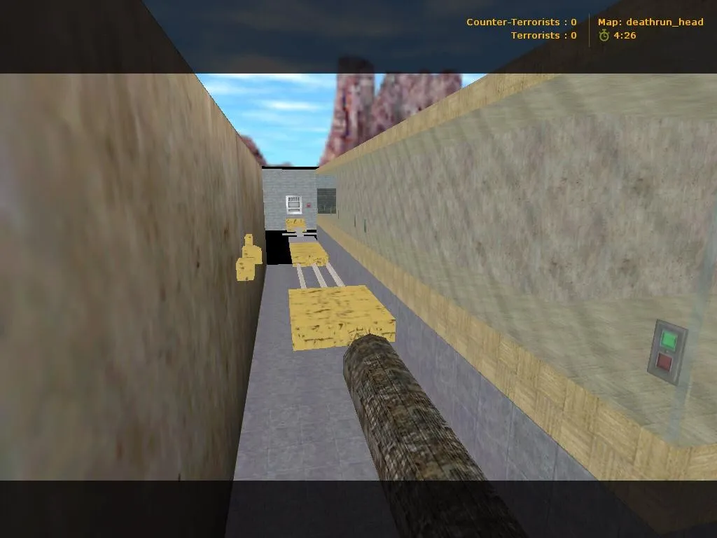 Скачать deathrun_head для CS 1.6: тактика, точки для CT/T, установка карты и настройка под ботов - Скриншот
