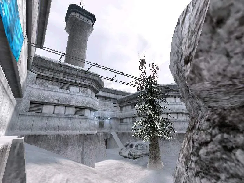 Скачать Карта de_snowfacility_pre для CS 1.6: Тактика и особенности - Скриншот