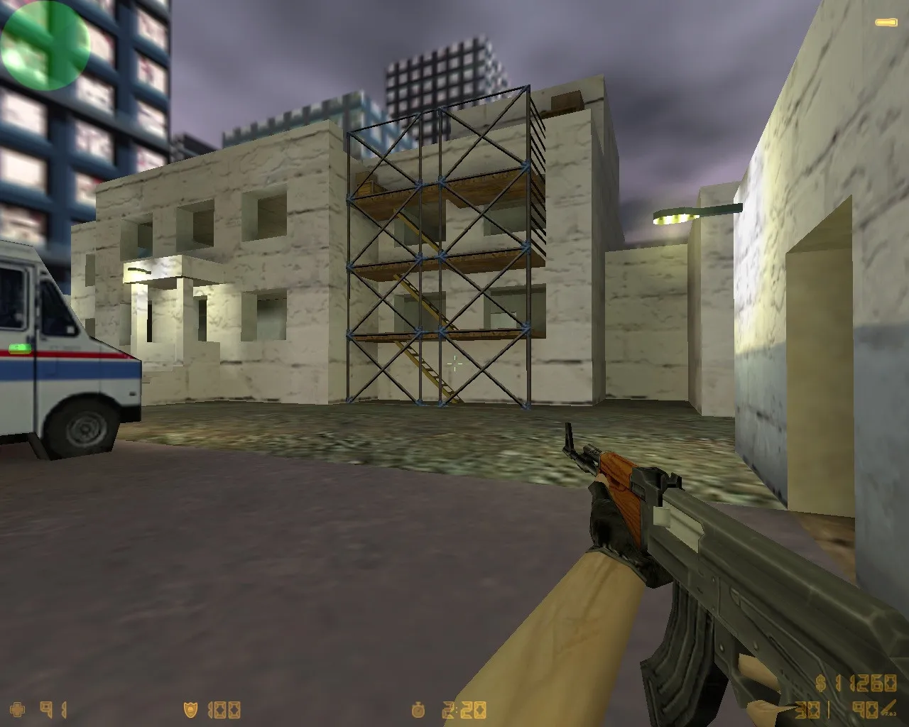 Карта de_partisan_attack для Counter-Strike 1.6: тактика и особенности — скриншот 1