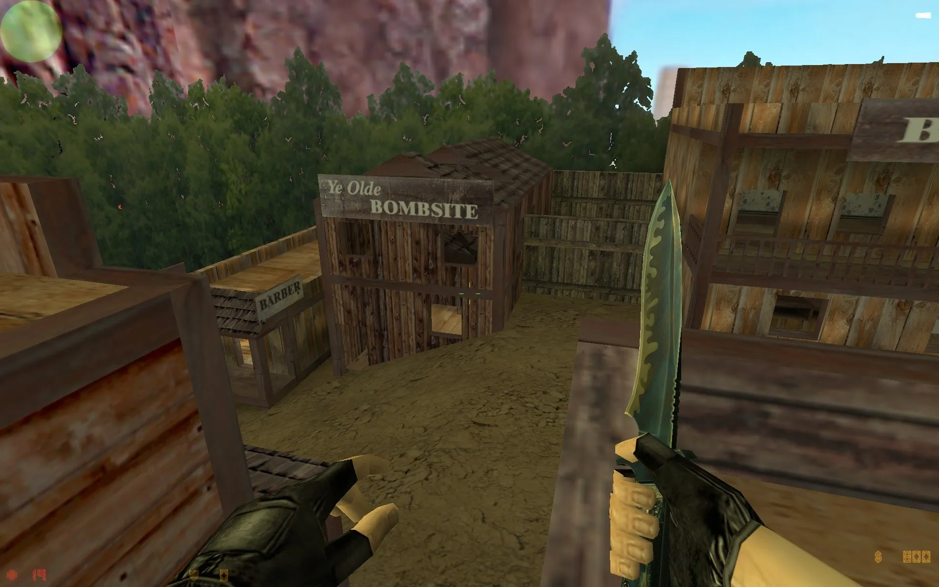 Скачать Карта de_western_beta для CS 1.6: тактика и особенности - Скриншот