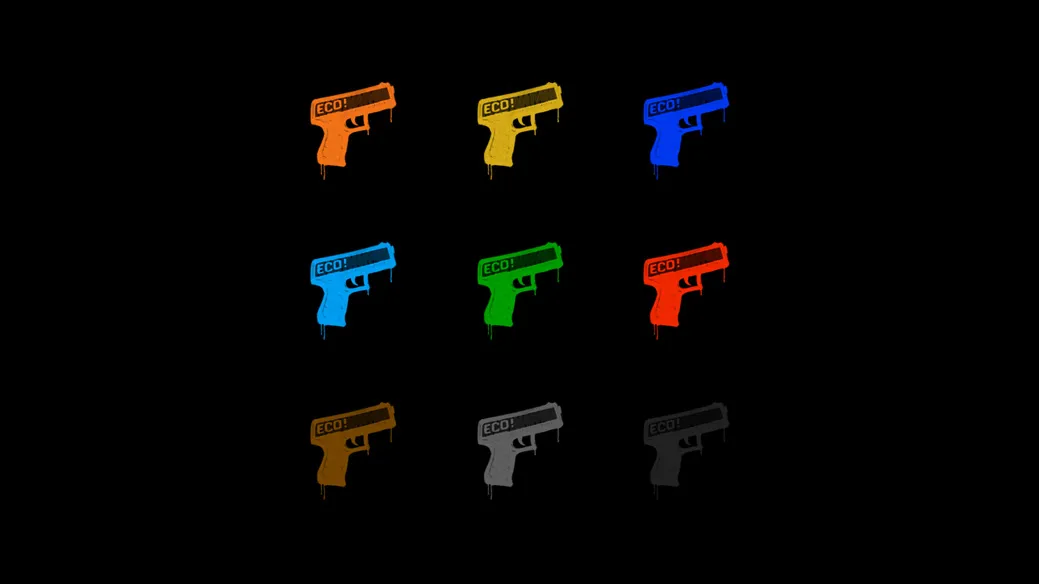 Скачать Граффити «Пистолетка» для CS 1.6 - Уникальный стиль и атмосфера - Скриншот