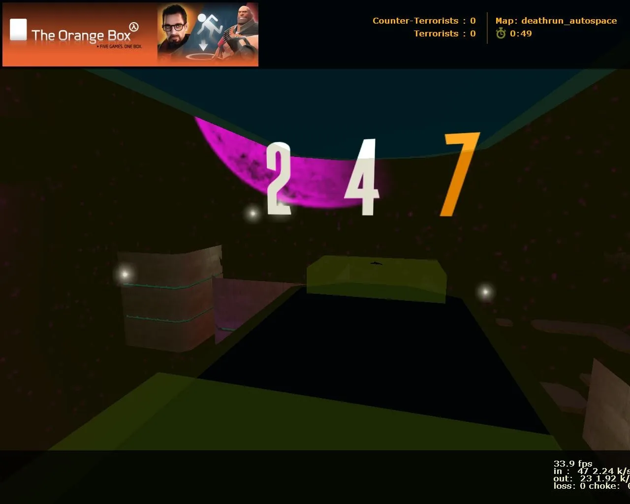 deathrun_autospace_beta1 для CS 1.6: карта deathrun, точки, боты (.nav), оптимизация wpoly/epoly — скриншот 6