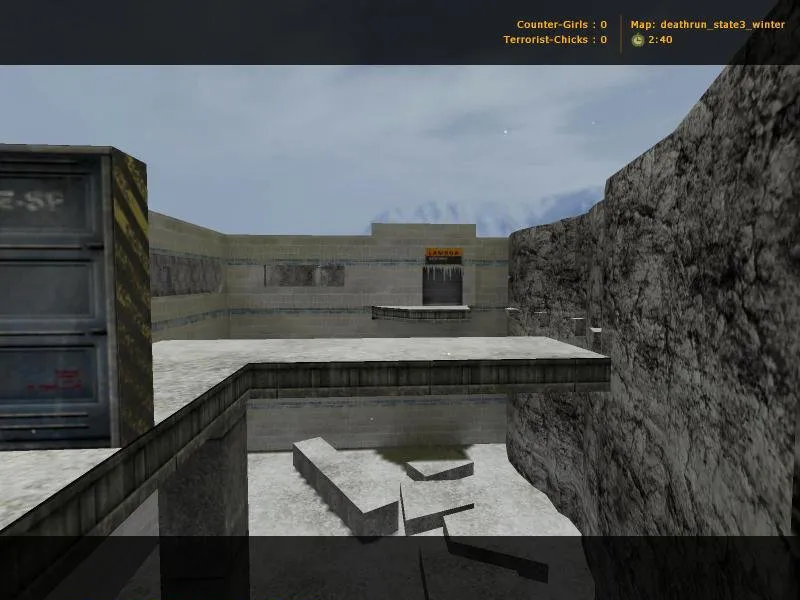 Скачать deathrun_state3_winter — карта для CS 1.6: баланс сторон, точки, .nav и оптимизация - Скриншот