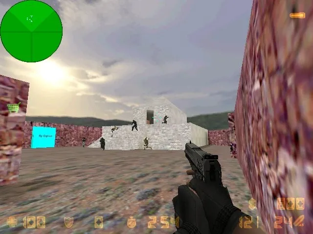 Скачать de_aztec_monument для CS 1.6: точки, заходы, .nav для ботов и оптимизация карты - Скриншот