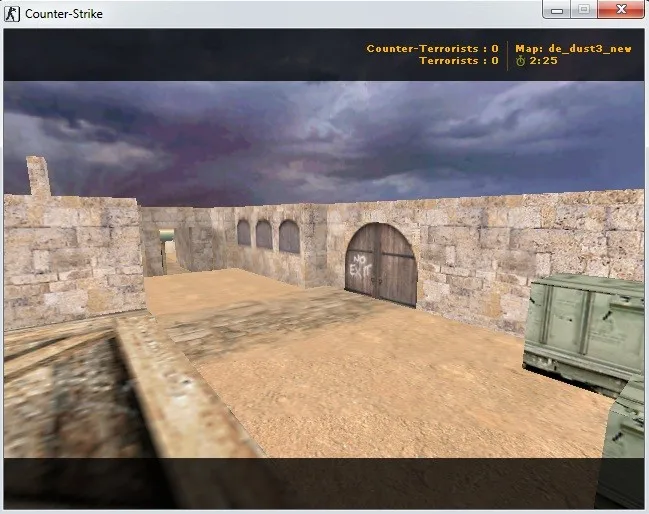 Скачать de_dust3_new — DE карта для CS 1.6: тактика, баланс сторон, .nav, оптимизация wpoly/epoly - Скриншот
