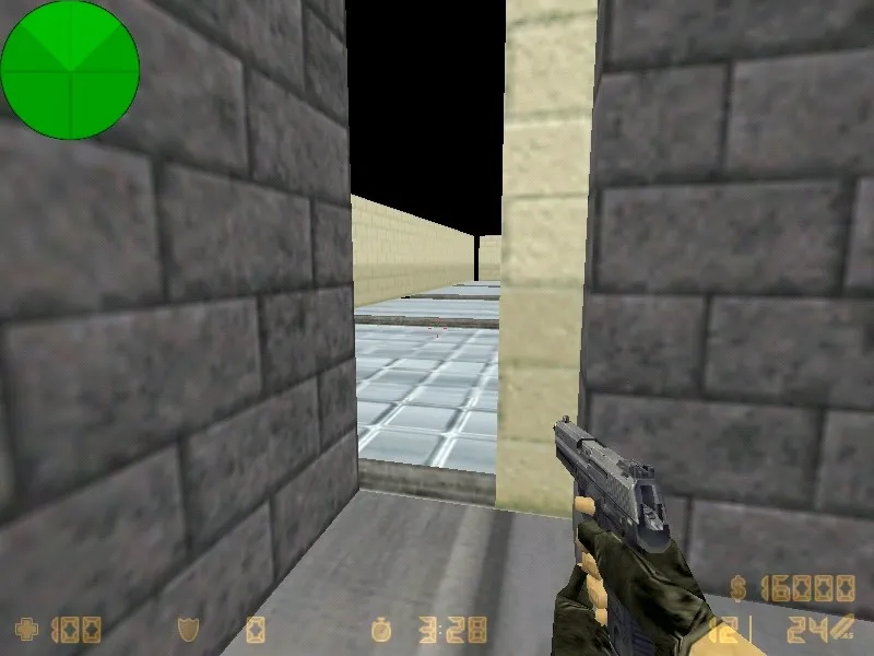 deathrun_kresoje для CS 1.6: карта deathrun, точки, .nav, оптимизация и запуск без рисков — скриншот 2
