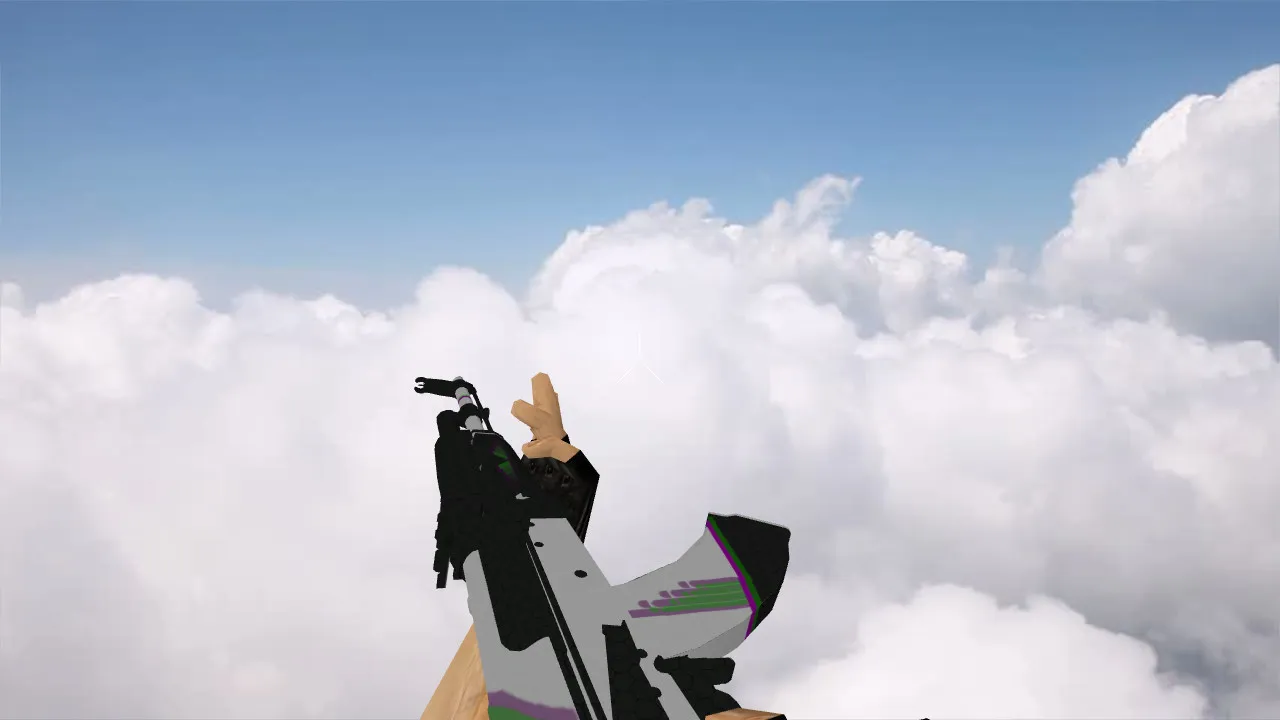 Скачать v_ak47 Sport и p_ak47 Sport: модель «AK-47 Sport» для CS 1.6 с звуками, осмотром и качественными текстурами - Скриншот