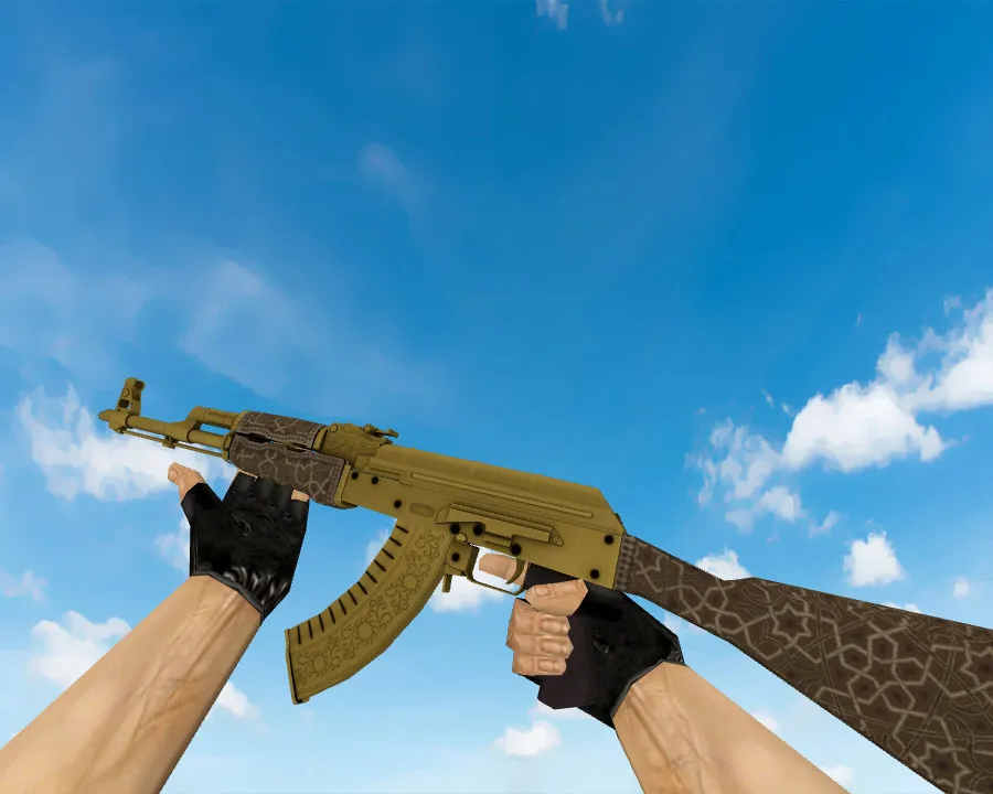 Скачать Пак оружейных скинов Dust 2 2021 для CS 1.6: v_ p_ w_ модели, звуки, осмотр, текстуры и анимации - Скриншот